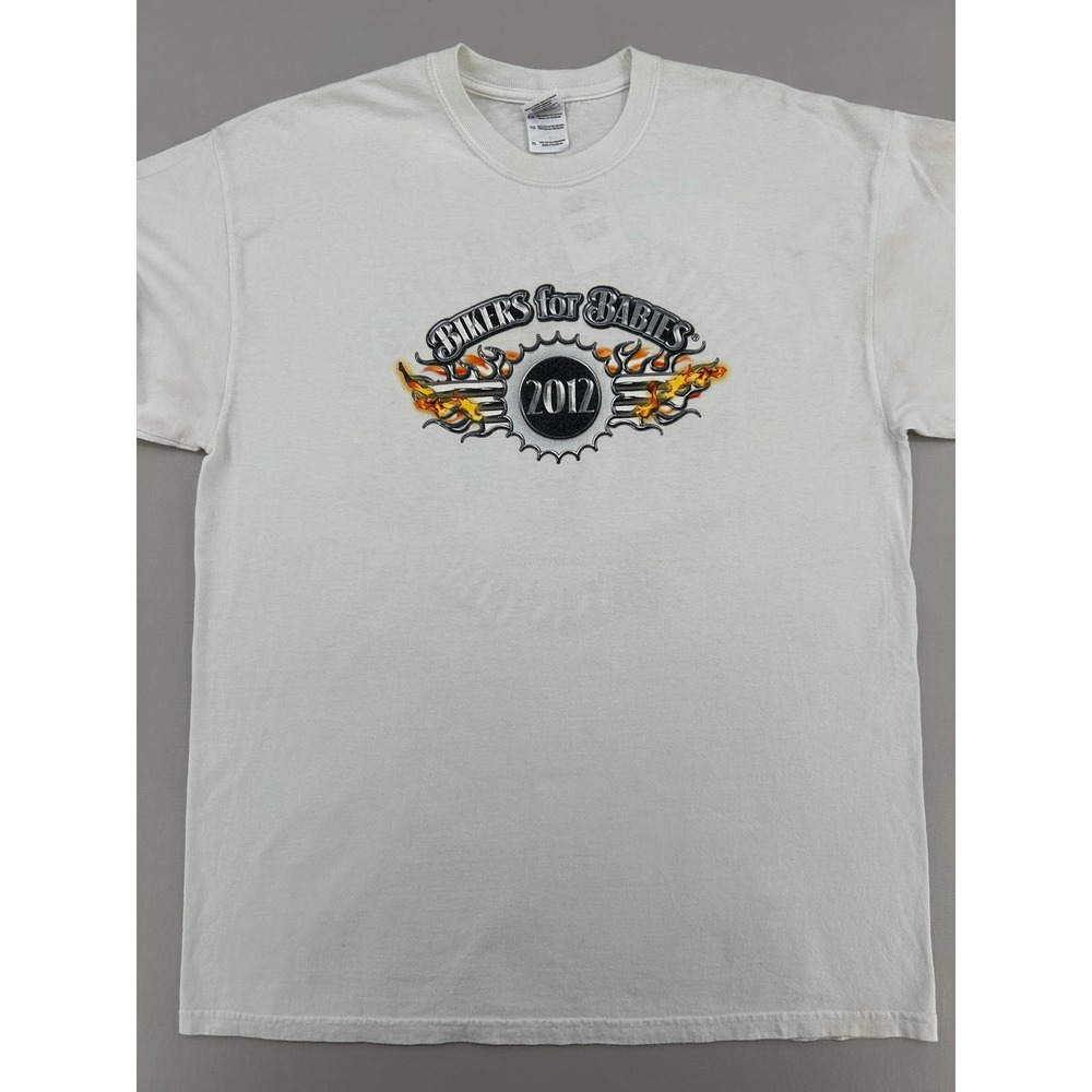 Gildan Mens Bikers for Babies 2012 Kansas City Long Sleeve Graphic T-Shirt XL - Picture 16 of 16